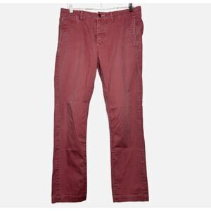Scotch & Soda Men's Warren Chino Khaki Pants Button-Fly Size‎ 30 x 32